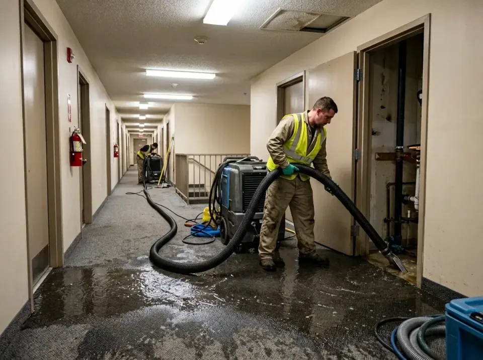 multi-unit-apartment-hallway-f-005 — frequently asked questions, Emergency Burst Pipe Water Extraction & Removal in Los Alam…